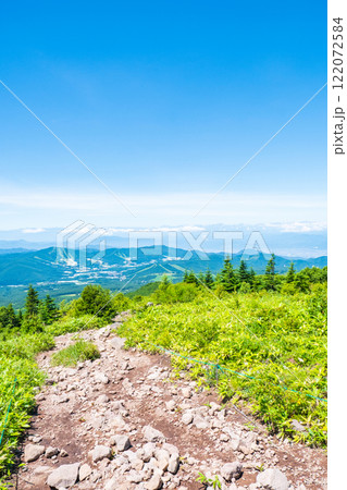 夏の四阿山・根子岳登山（中尾根コース：北アルプス方面の眺め） 122072584