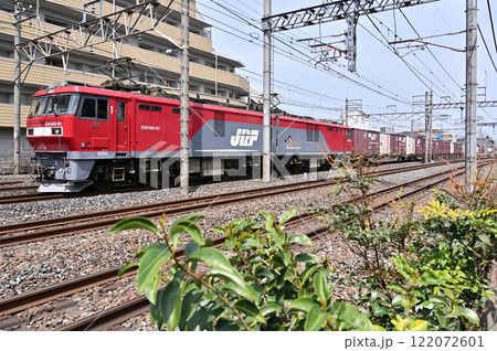 鉄道　JR貨物・東北本線　EH500-61 貨物レ 122072601