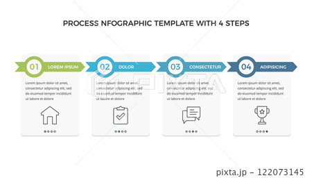 Infographic Template - 4 Elements 122073145
