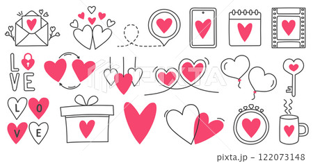 Love Themed Doodles 122073148