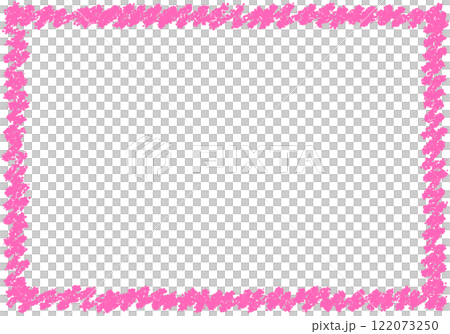 Hand-drawn crayon material background frame Hand-drawn crayon material background frame 122073250