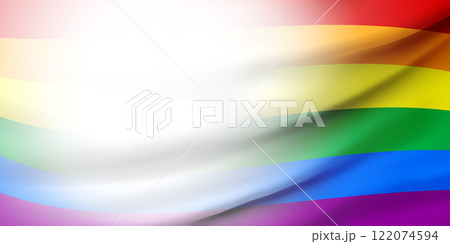Pride month concept design of rainbow flag background with copy space 3D render Pride month concept design of rainbow flag background with copy space 3D render 122074594