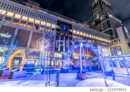 冬の札幌　さっぽろホワイトイルミネーション　サツエキイルミネーション　北海道札幌市 122074651