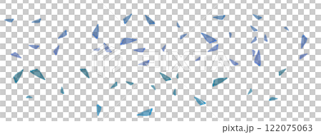 3d illustration of glass shards flying on white background 3d illustration of glass shards flying on white background 122075063