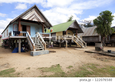 Village in Dak Lak province in Vietnam Village in Dak Lak province in Vietnam 122076580