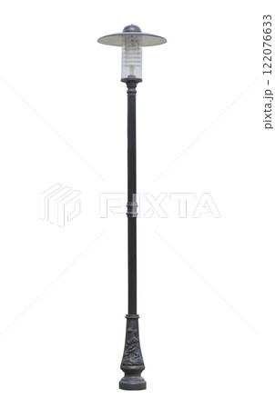 Street lamppost, isolated 122076633
