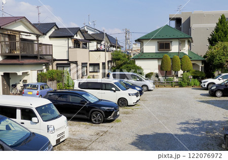 未舗装の駐車場 未舗装の駐車場 122076972