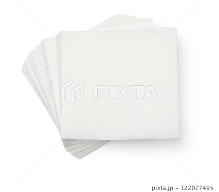 Blank paper napkin Blank paper napkin 122077495