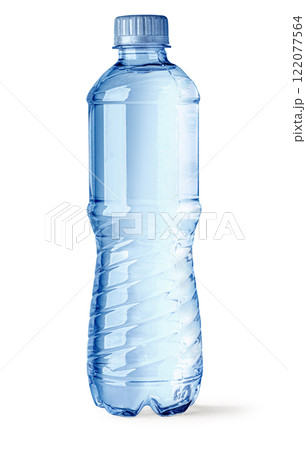 Small plastic water bottle 122077564