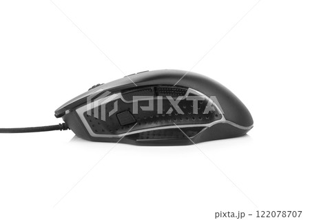 mouse gamer isolated on white background mouse gamer isolated on white background 122078707