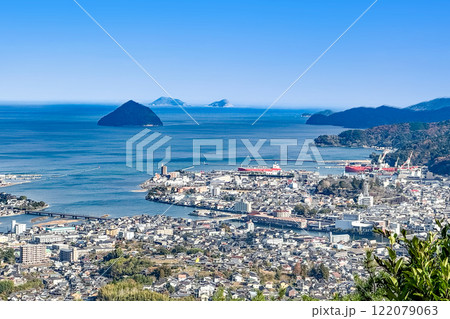臼杵市街地と津久見島 122079063