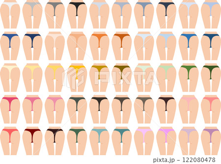 下着のイラストセット 122080478