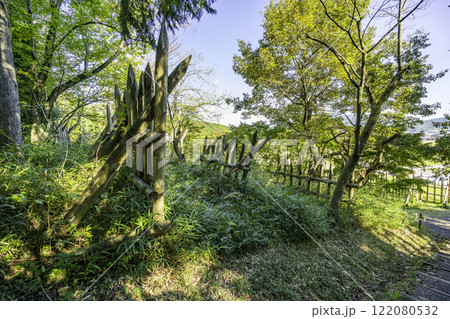 関ケ原 笹尾山 石田三成陣地 馬防柵 岐阜県関ケ原町 関ケ原 笹尾山 石田三成陣地 馬防柵 岐阜県関ケ原町 122080532