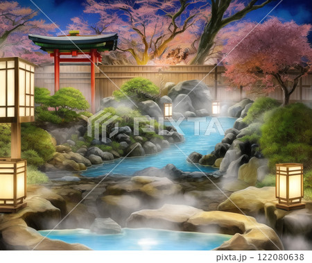 ライトアップされた清水寺 122080638