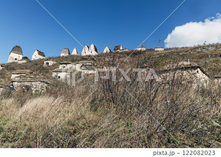 Ancient Dargavs. City of the Dead, North Ossetia-Alania, Russia 122082023