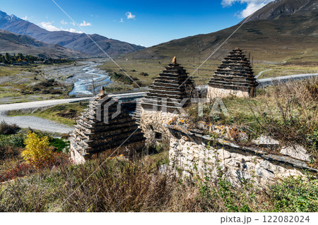 Ancient Dargavs. City of the Dead, North Ossetia-Alania, Russia 122082024