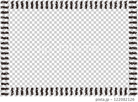 Hand-drawn crayon material background frame 122082126