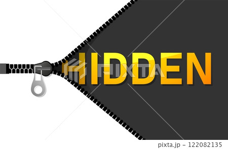 Zipper opening. Seam with fastener slide and teeth, realistic metal and plastic elements for textile, fashion design of clothes. Vector set 122082135