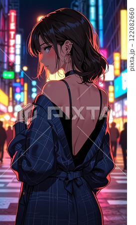 夜の女性 122082660