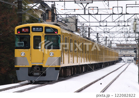 ［SS］冬の西武新宿線2000系電車（急行-10両編成） 122082822