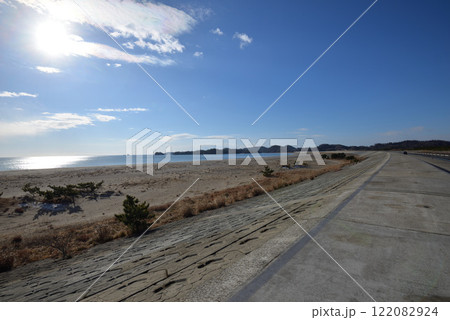 宮城・松島の海岸 122082924