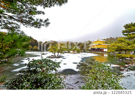 雪の金閣寺⑧ 122085325