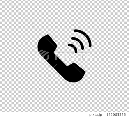 簡單的電話圖示向量 簡單的電話圖示向量 122085356