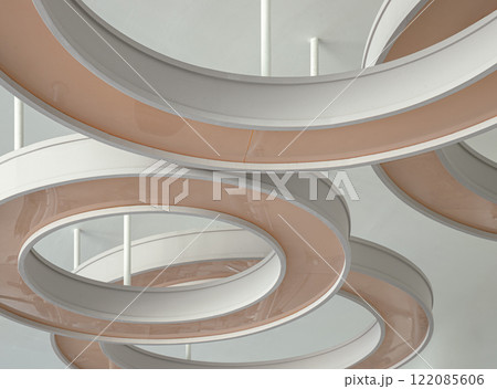 The Rounded ceiling mounted light fixtures with modern LED light bulb. The Rounded ceiling mounted light fixtures with modern LED light bulb. 122085606