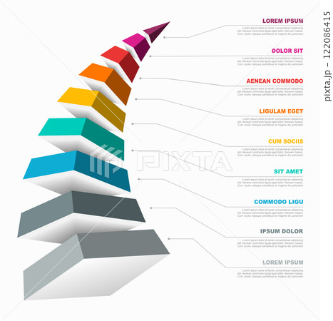 Infographic design template with place for your data. Vector illustration. 122086415