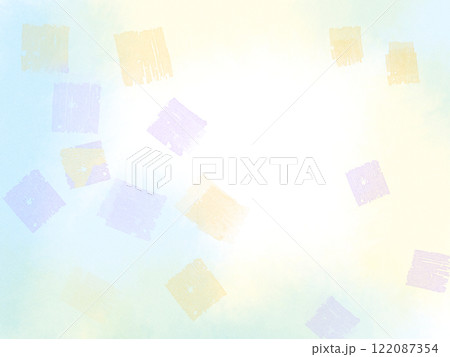 カラフルな水彩風の背景素材 カラフルな水彩風の背景素材 122087354