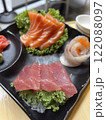 Sashimi set with salmon and tuna 122088097