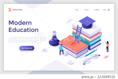 Modern Isometric Vector Illustration 122089510