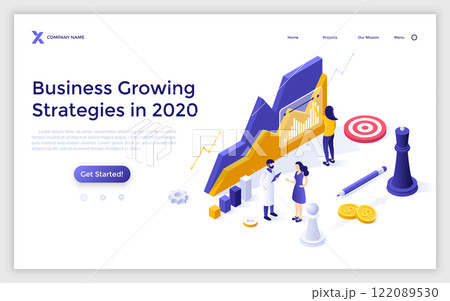 Modern Isometric Vector Illustration 122089530