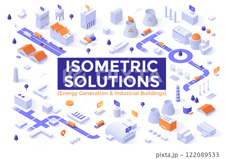 Modern Isometric Vector Illustration 122089533