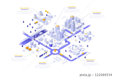 Modern Isometric Vector Illustration 122089534