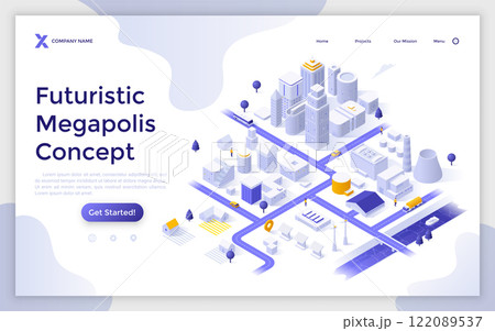 Modern Isometric Vector Illustration 122089537