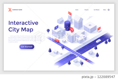 Modern Isometric Vector Illustration 122089547