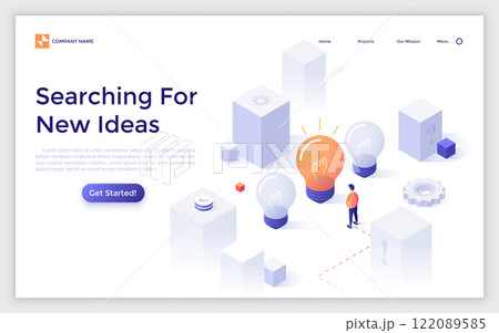 Modern Isometric Vector Illustration 122089585