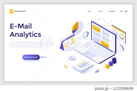 Modern Isometric Vector Illustration 122089606
