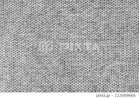 Mixed white and gray color melange knitted fabric, cashmere wool cloth texture Mixed white and gray color melange knitted fabric, cashmere wool cloth texture 122089666