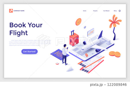 Modern Isometric Vector Illustration 122089846
