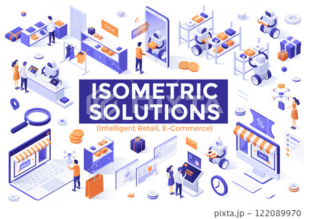 Modern Isometric Vector Illustration 122089970
