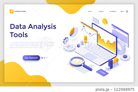 Modern Isometric Vector Illustration 122089975