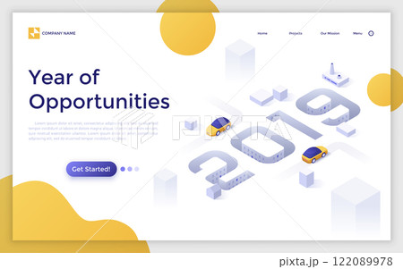 Modern Isometric Vector Illustration 122089978