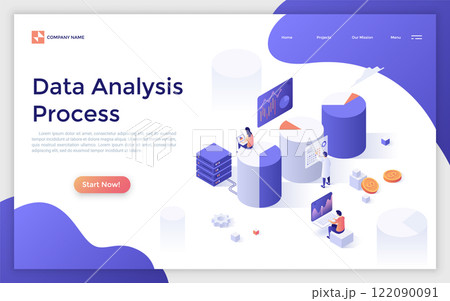 Modern Isometric Vector Illustration 122090091