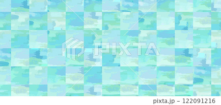 水彩タイル風背景ベクターイラスト素材 夏 水 清涼感 涼しさ 涼し気 水色 水彩タイル風背景ベクターイラスト素材 夏 水 清涼感 涼しさ 涼し気 水色 122091216