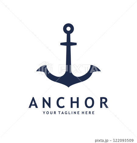 Ship Anchor Logo Template Vector Illustration Ship Anchor Logo Template Vector Illustration 122093509