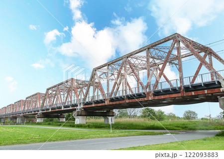 淀川橋梁(赤川鉄橋)/大阪府大阪市旭区赤川4丁目 淀川橋梁(赤川鉄橋)/大阪府大阪市旭区赤川4丁目 122093883
