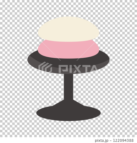 Hinamatsuri red and white rice cake vector illustration Hinamatsuri red and white rice cake vector illustration 122094388