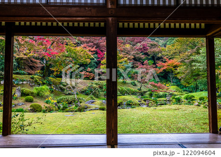 清水寺 本坊庭園の紅葉【福岡県みやま市】 清水寺 本坊庭園の紅葉【福岡県みやま市】 122094604